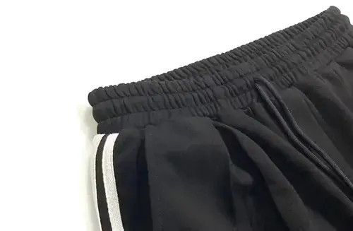 Japanese Brand 20AW Indigo Union Japan Black Striped Casual Sweatpants Size US 33 - 4 Thumbnail