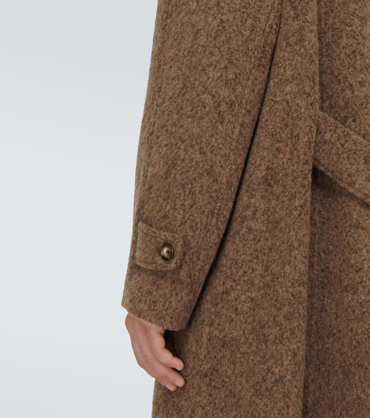 Dolce & Gabbana DOLCE & GABBANA Double Breasted Alpaca Wool Blend Coat Size US M / EU 48-50 / 2 - 5 Thumbnail