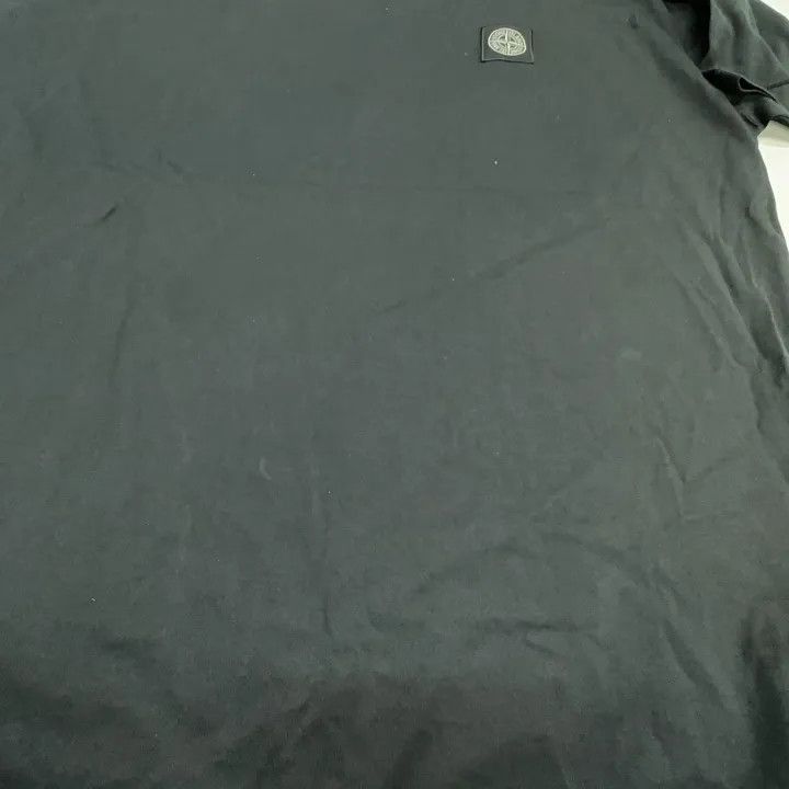 Stone Island Stone Island Black Logo Cotton TShirt -2506 Size US XL / EU 56 / 4 - 6 Thumbnail