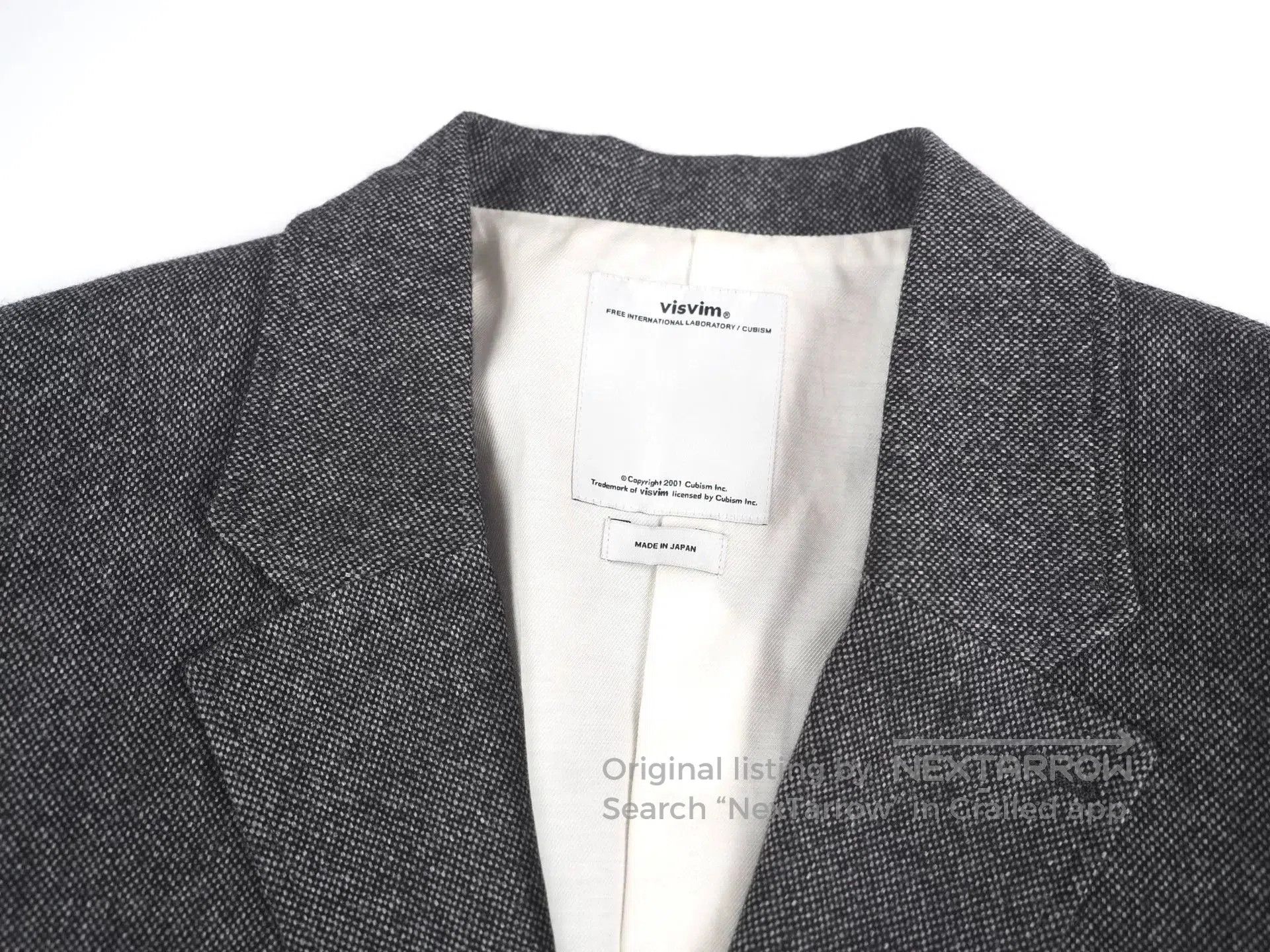 Visvim visvim grey wool blazer with cashmere blend. Size US M / EU 48-50 / 2 - 3 Thumbnail