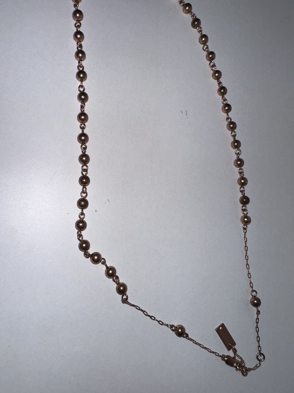 Heaven by Marc Jacobs Bladee Heaven by Marc Jacobs Reaper Scythe Beaded Necklace Size ONE SIZE - 4 Thumbnail