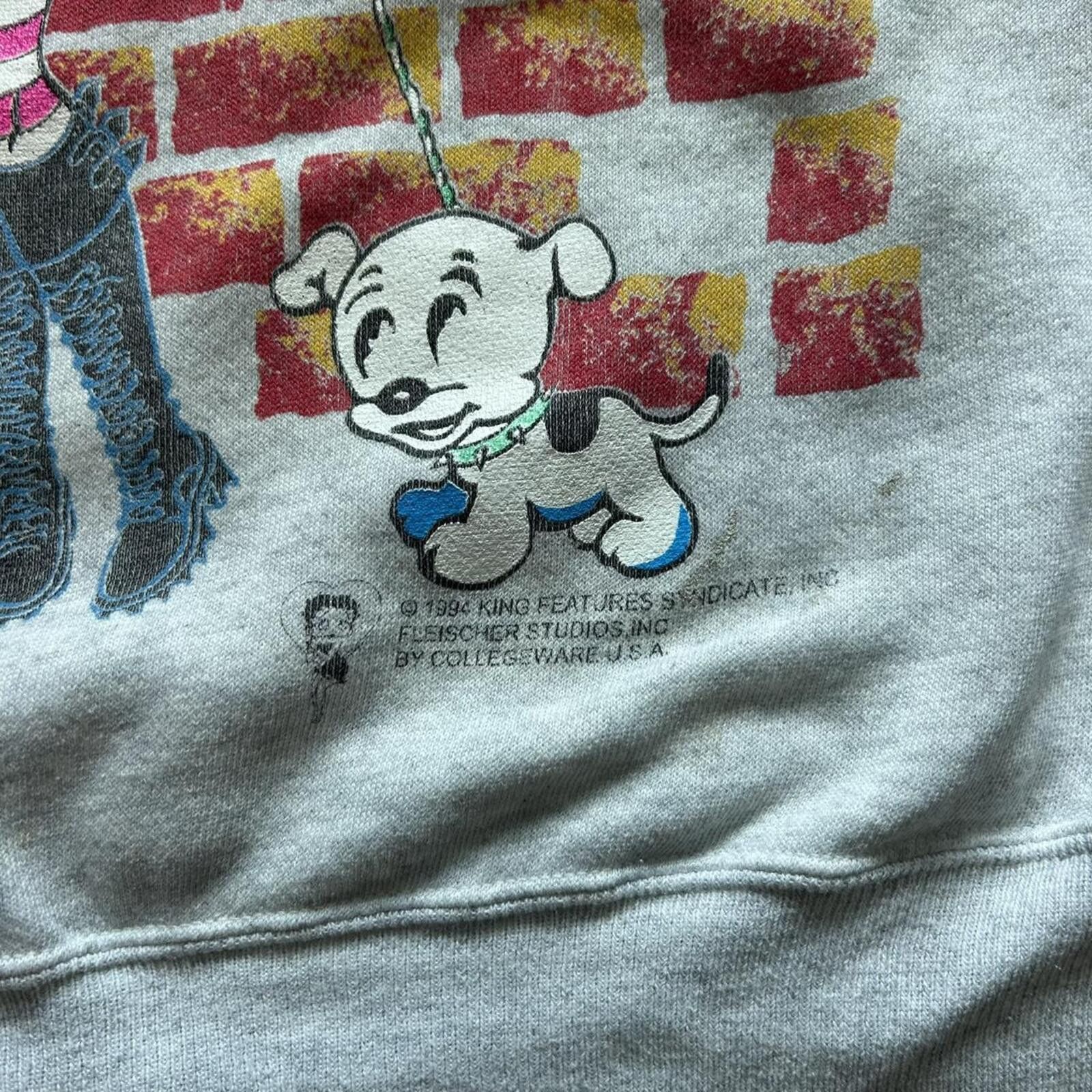 Other Vintage Betty Boop 1994 Grey crewneck sweatshirt size L rare Size US L / EU 52-54 / 3 - 3 Thumbnail
