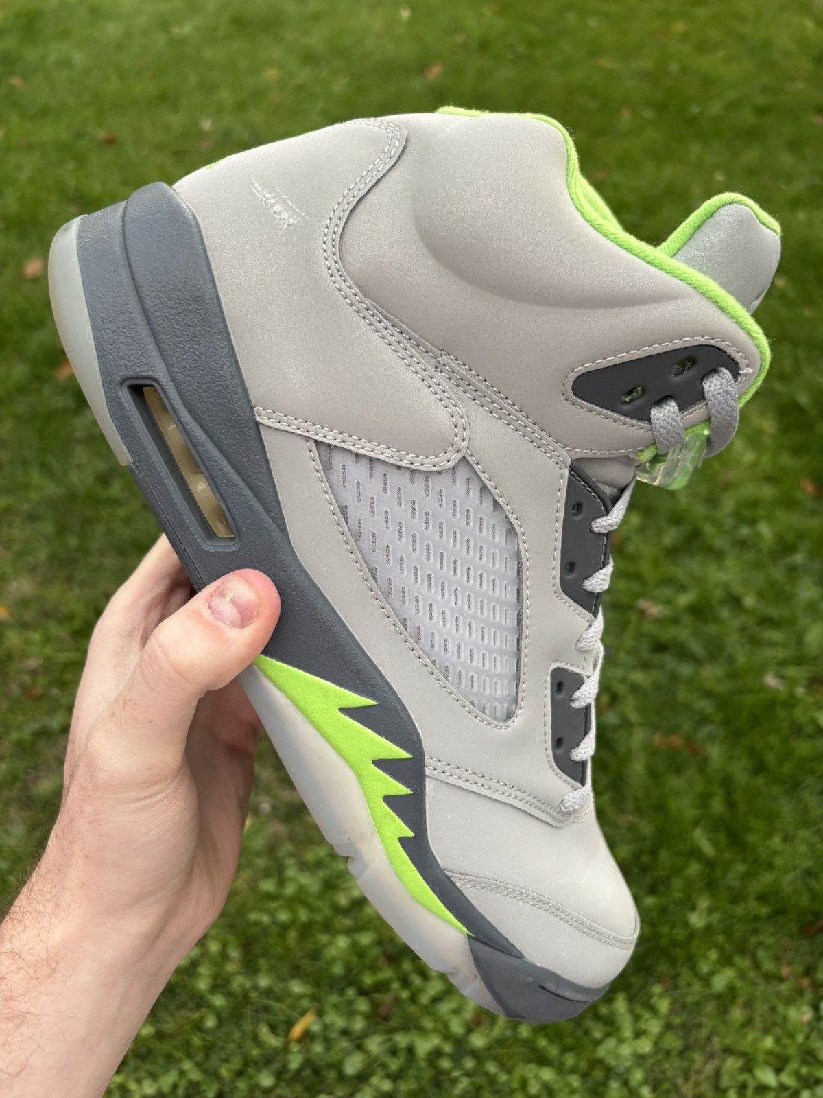 Jordan Brand Jordan 5 Retro Green Bean 2022 Size 13 Size US 13 / EU 46 - 1 Thumbnail