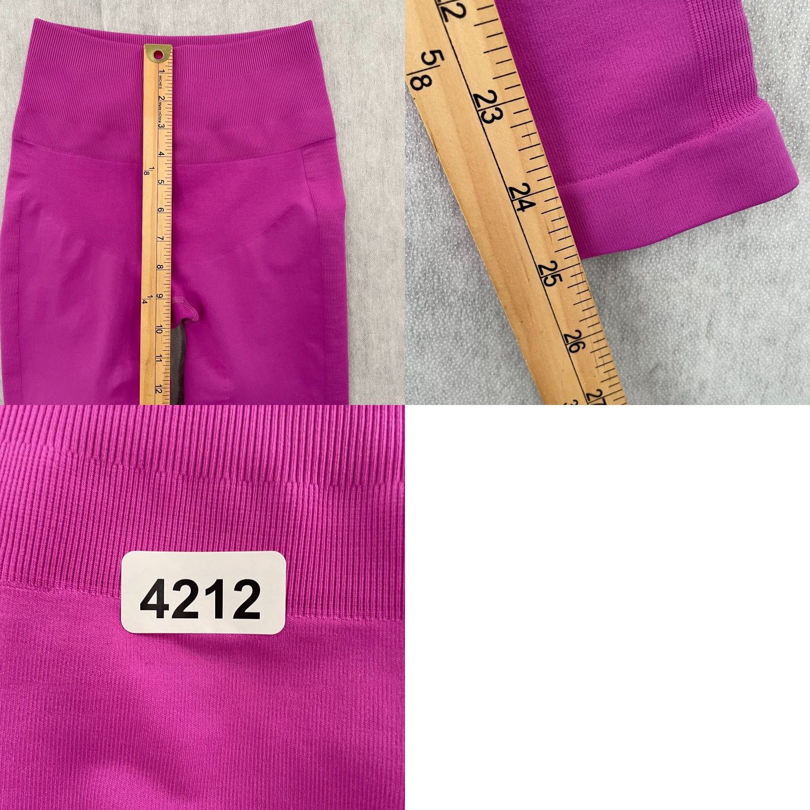 Lululemon Lululemon Leggings 6 Pink High Rise Stretch Womens Size 28" / US 6 / IT 42 - 8 Thumbnail