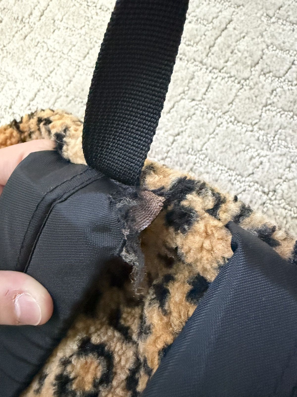Supreme Supreme Leopard Fleece Backpack Size ONE SIZE - 3 Thumbnail