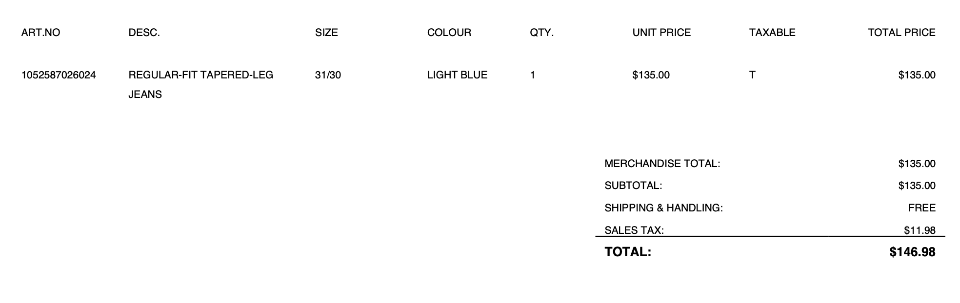 Cos COS Regular-Fit Tapered Straight-Like Light Pale Blue 31-30 Size US 31 - 8 Thumbnail