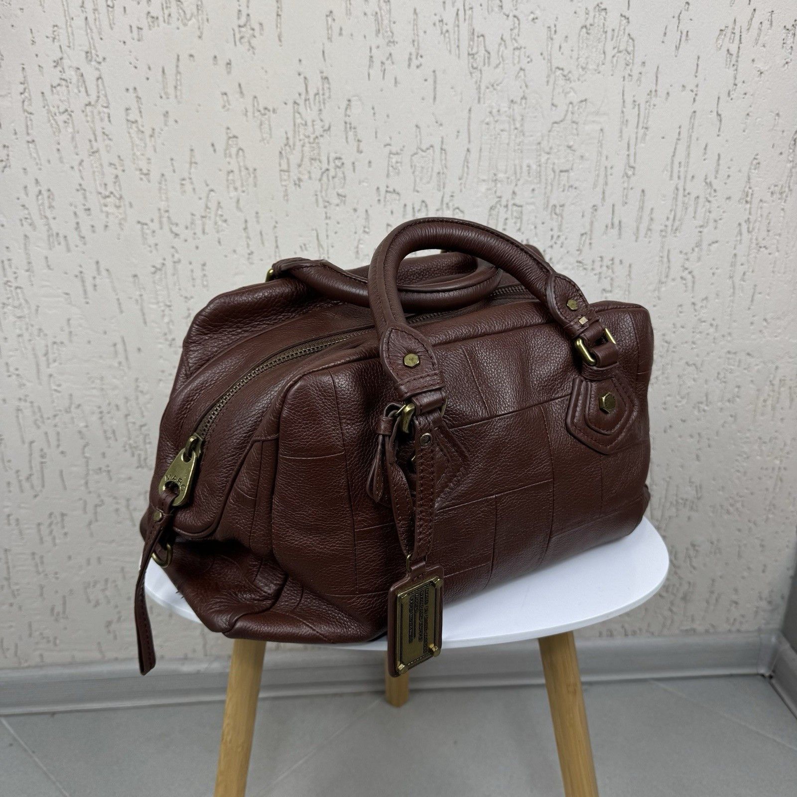 Marc by Marc Jacobs Marc by Marc Jacobs Handbag 2000s Y2k Vintage Leather Brown Size ONE SIZE - 3 Thumbnail
