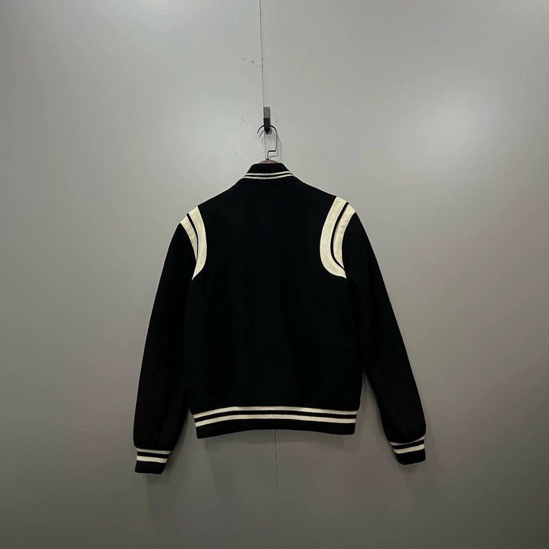 Yves Saint Laurent Saint Laurent Black and white stripe Teddy jacket 2502-Nex Size US S / EU 44-46 / 1 - 2 Thumbnail