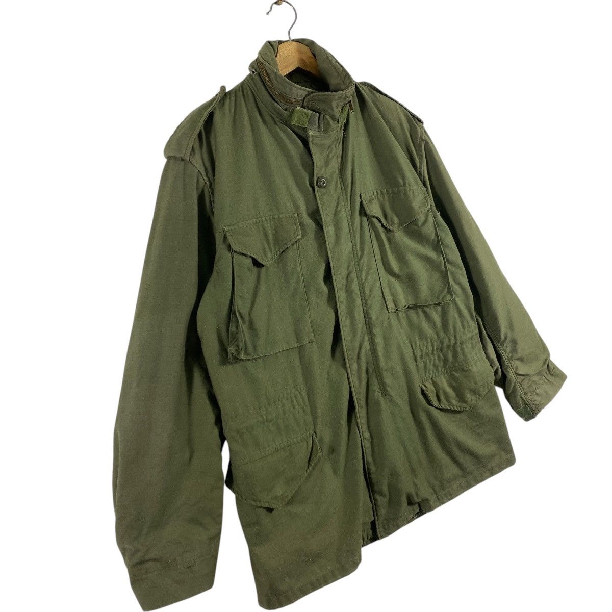 Alpha Industries × Vintage Vintage Alpha Industries Olive Military M65 OG-107 Field Size US M / EU 48-50 / 2 - 3 Thumbnail