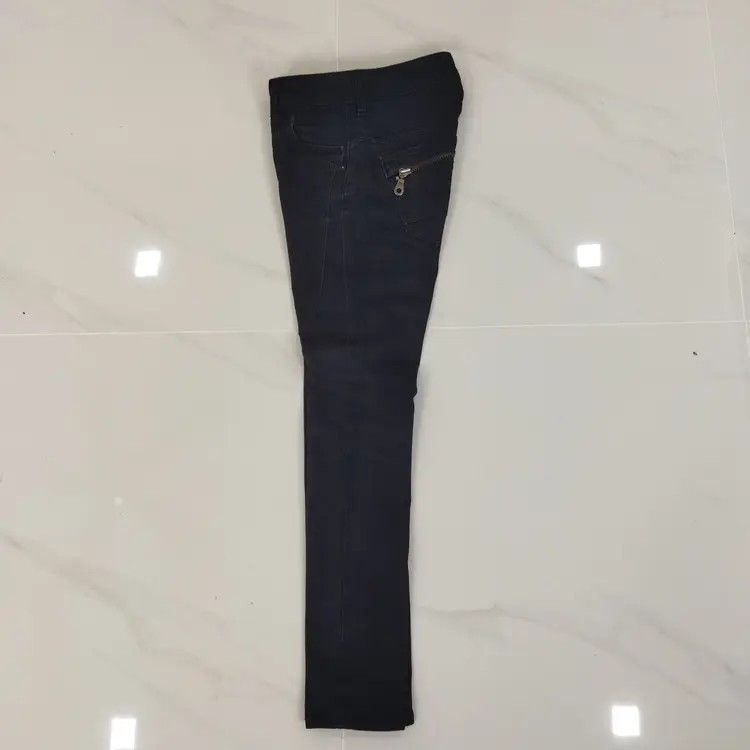 Vintage QUEEN LOW DARK BLUE SKINNY PANT Size US 26 / EU 42 - 10 Thumbnail