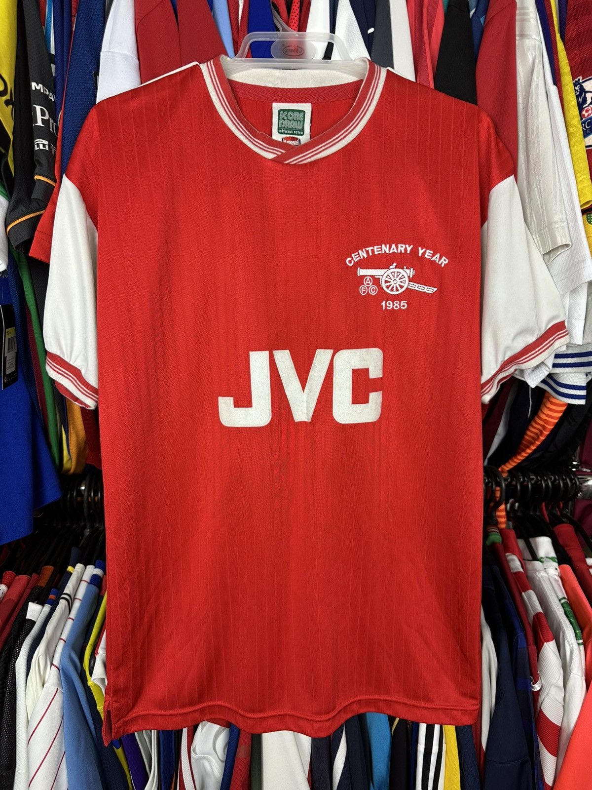 Other 1985 Arsenal Replica Score Draw Shirt Jersey Maillot size S Size US S / EU 44-46 / 1 - 1 Thumbnail