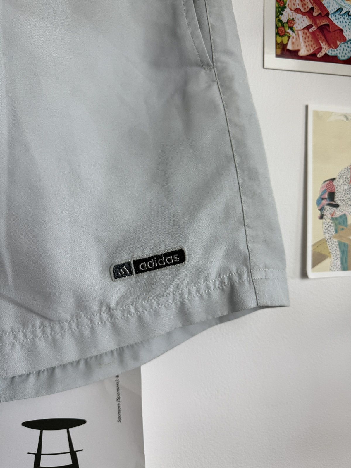 Adidas Vintage 90s Adidas babyblue shorts XS blockcore gym running Size US 30 / EU 46 - 3 Thumbnail