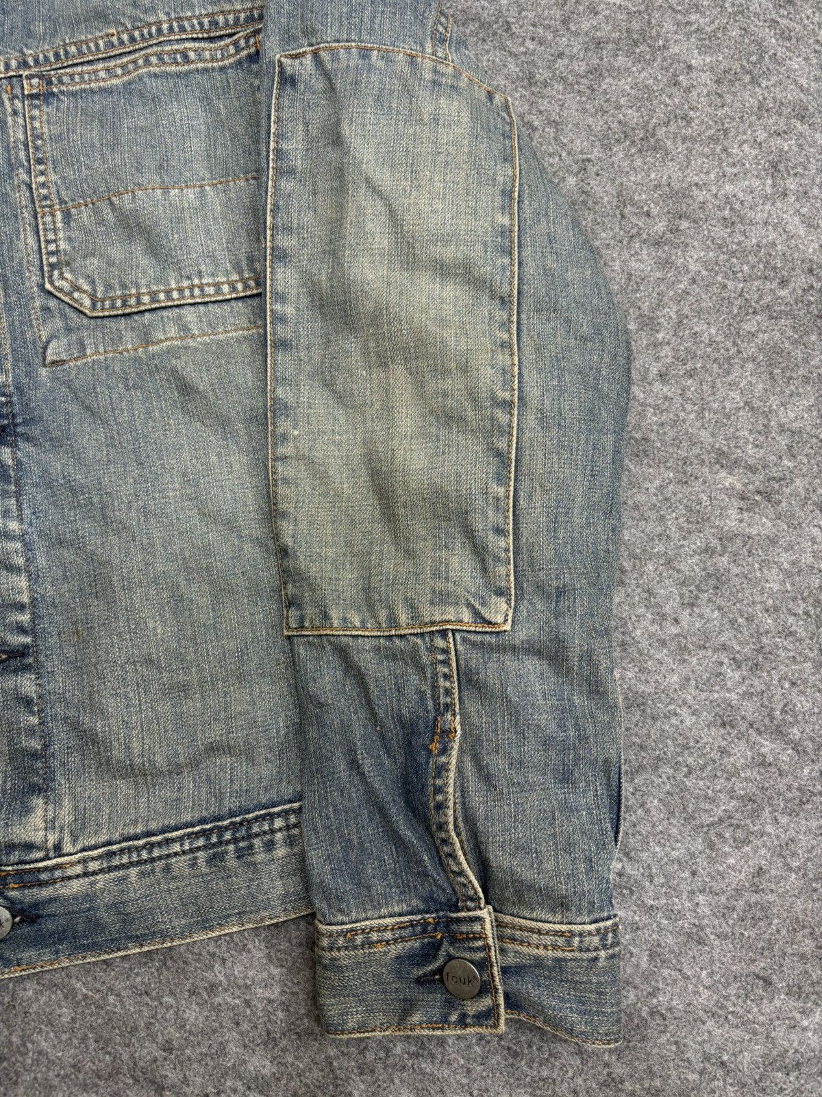 FCUK 💥Vintage💥FCUK Double Elbow Trucker Denim Jacket F496 Size US M / EU 48-50 / 2 - 10 Thumbnail