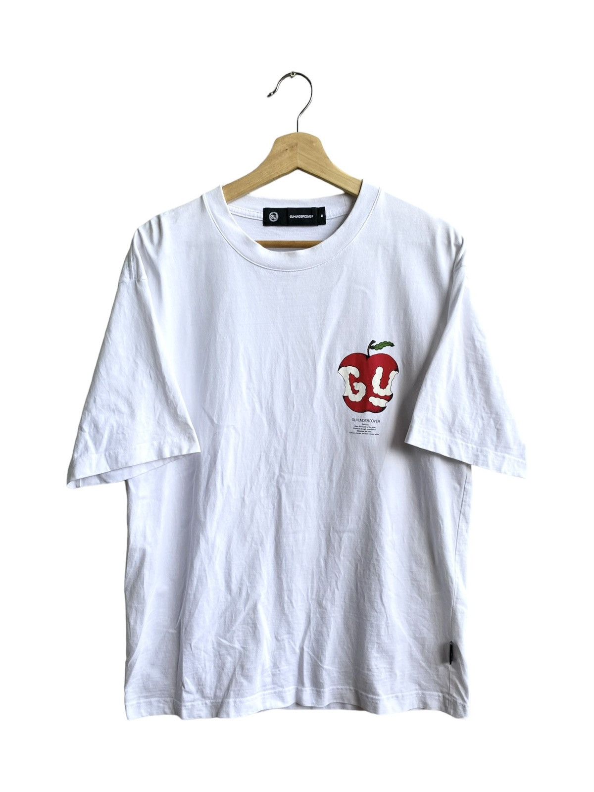 Undercover x GU Apple white tee