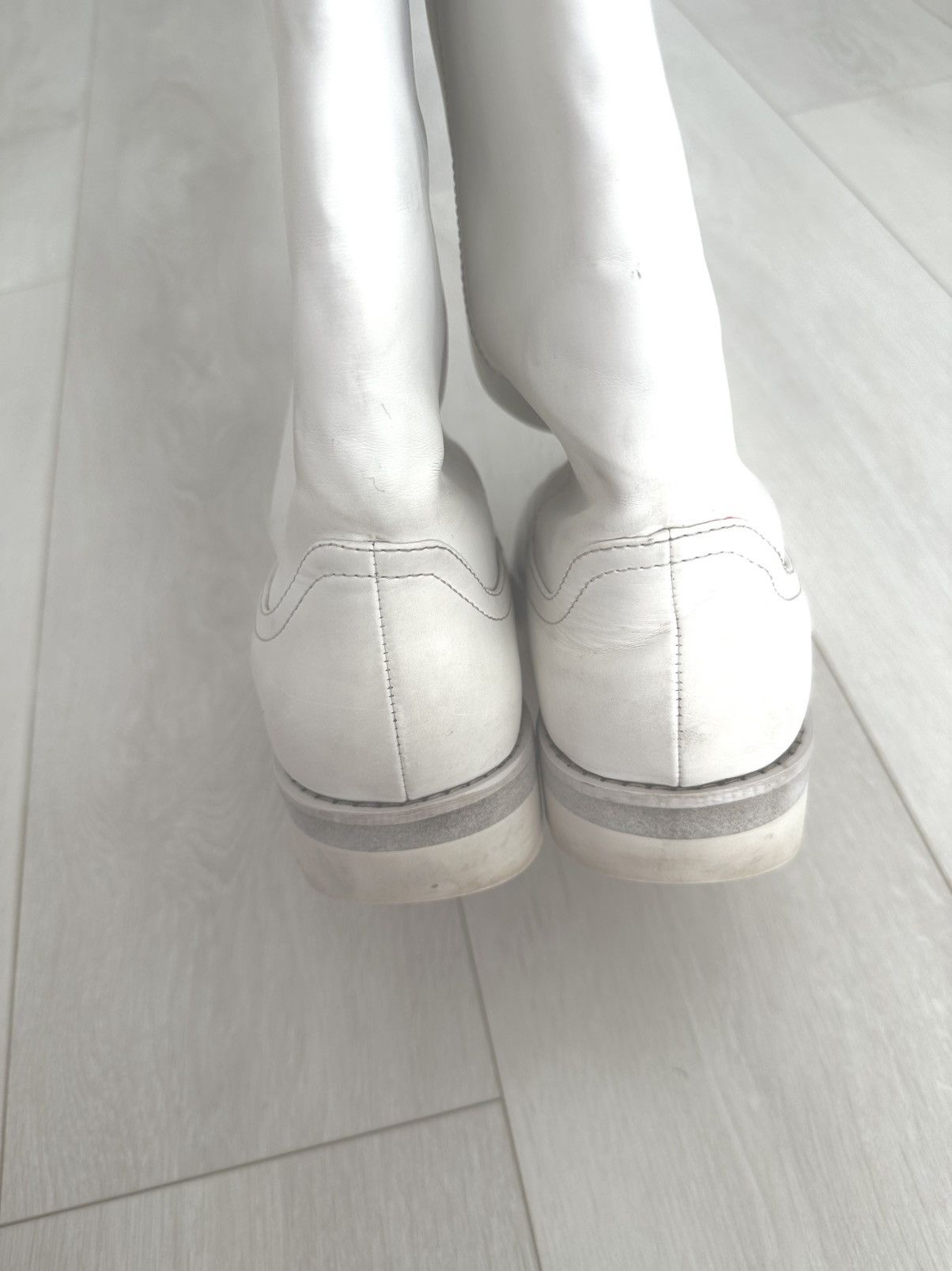 Anonymous Club ANONYMOUS CLUB WHITE SHAFT BOOTS. Size US 8 / EU 41 - 5 Thumbnail
