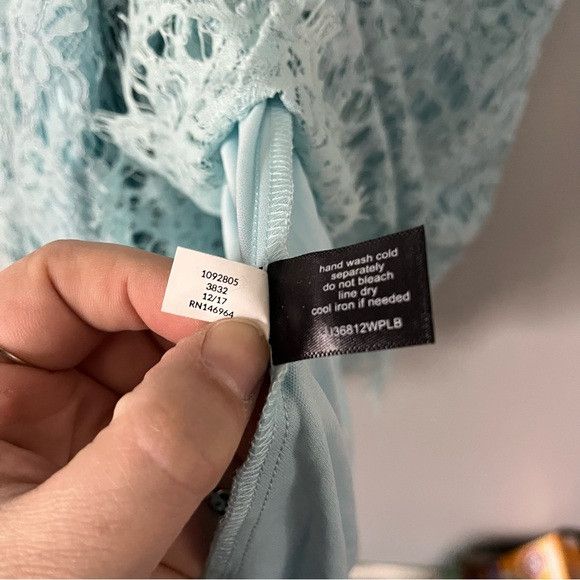 Other Lane Bryant Light Blue Lace Dress size 26P Size 4XL / US 24-26 - 6 Thumbnail