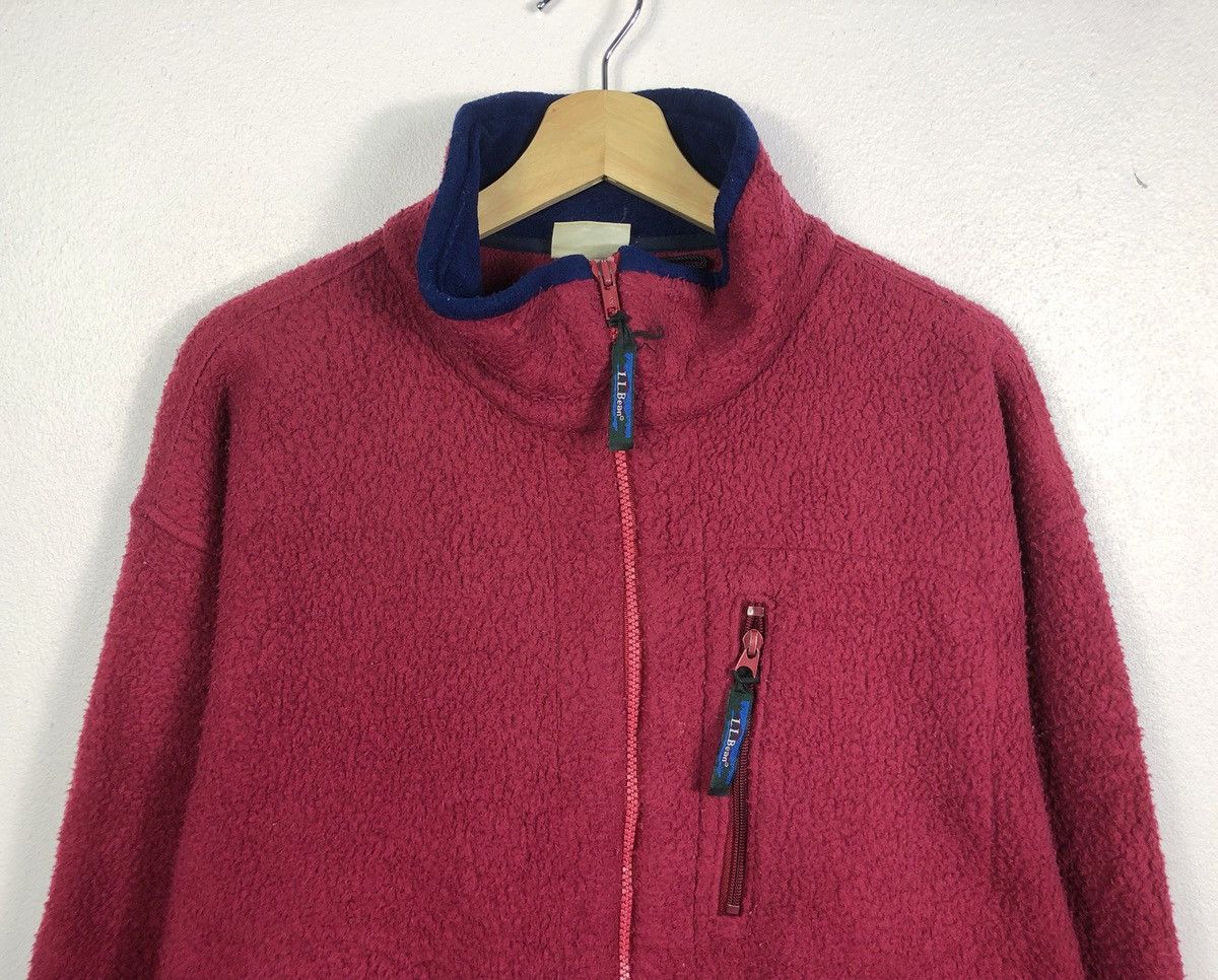 L.L. Bean × Vintage Rare Vintage L.L. Bean Zipper Fleece Jacket Size US XL / EU 56 / 4 - 2 Thumbnail