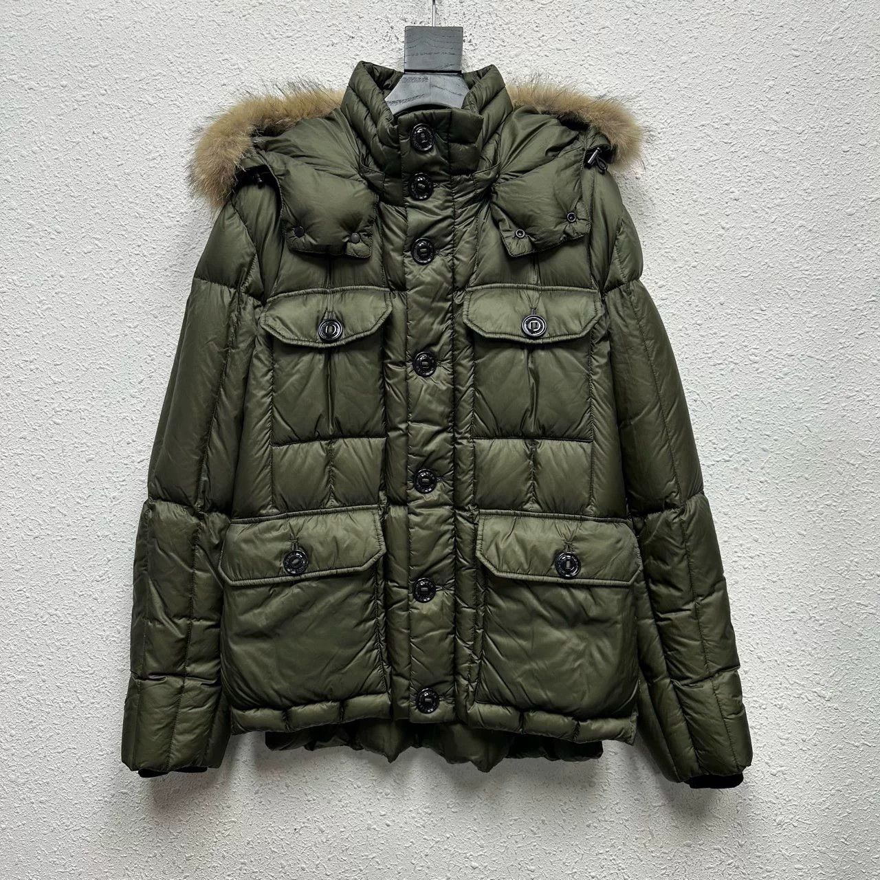 Moncler Moncler Military Green Puffer Down Jacket Size US XXL / EU 58 / 5 - 1 Thumbnail
