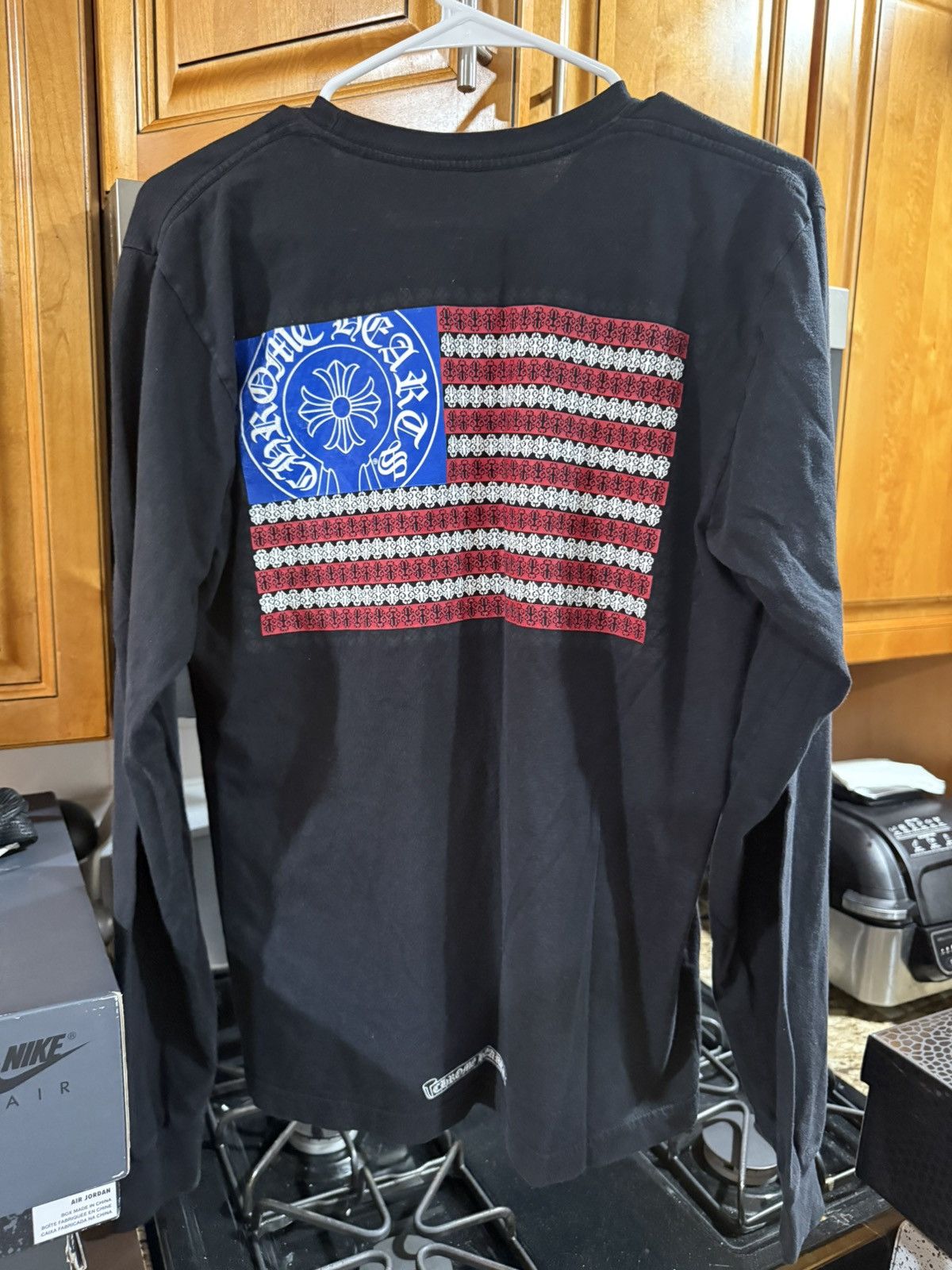 Chrome Hearts Chrome Heart Dagger USA Long Sleeve Size Medium Size US M / EU 48-50 / 2 - 8 Thumbnail
