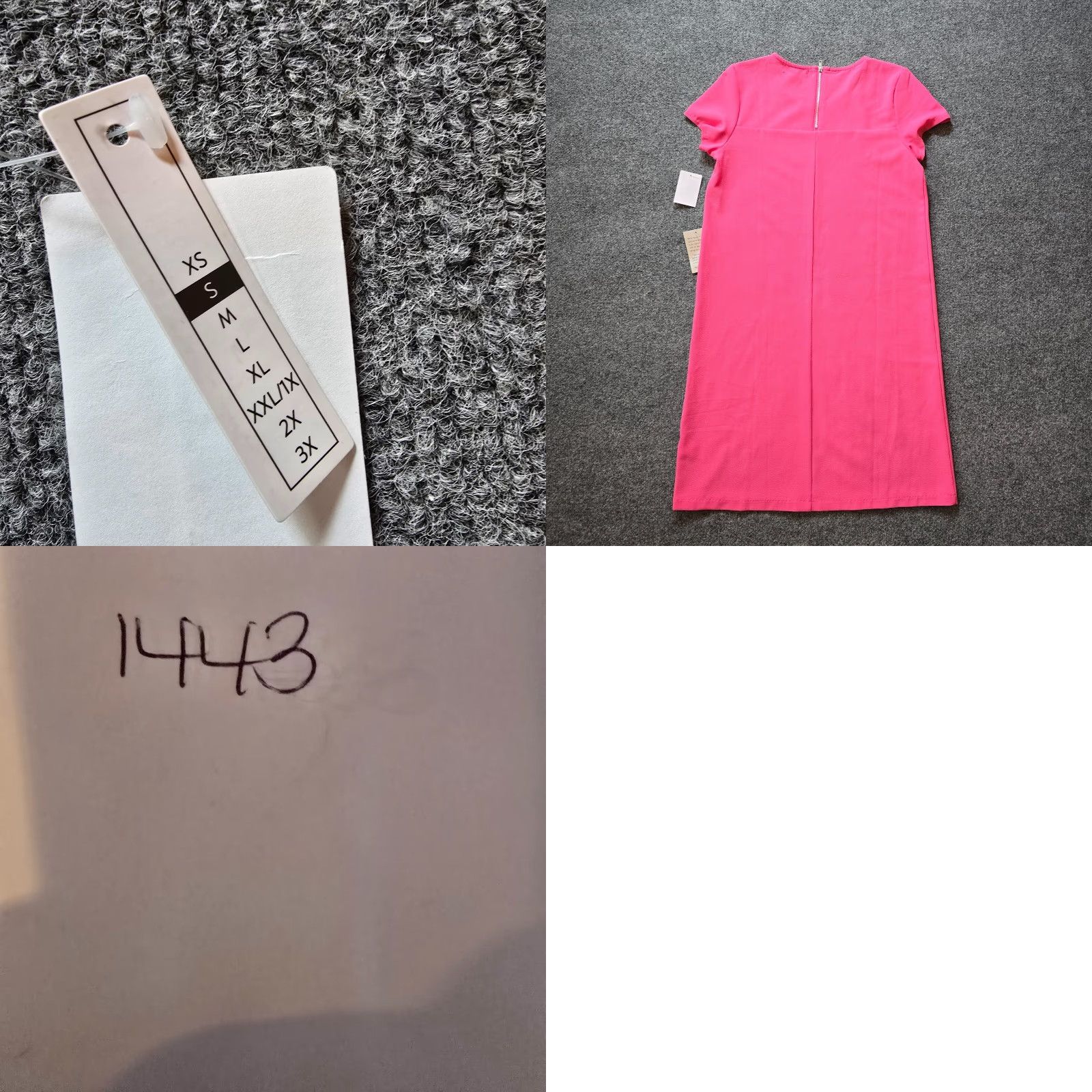 Pinko Chelsea 28 Dress Womens Size Small Pink Shift Short Sleeve Minimalist Capsule Dress Size 28" / US 6 / IT 42 - 8 Thumbnail