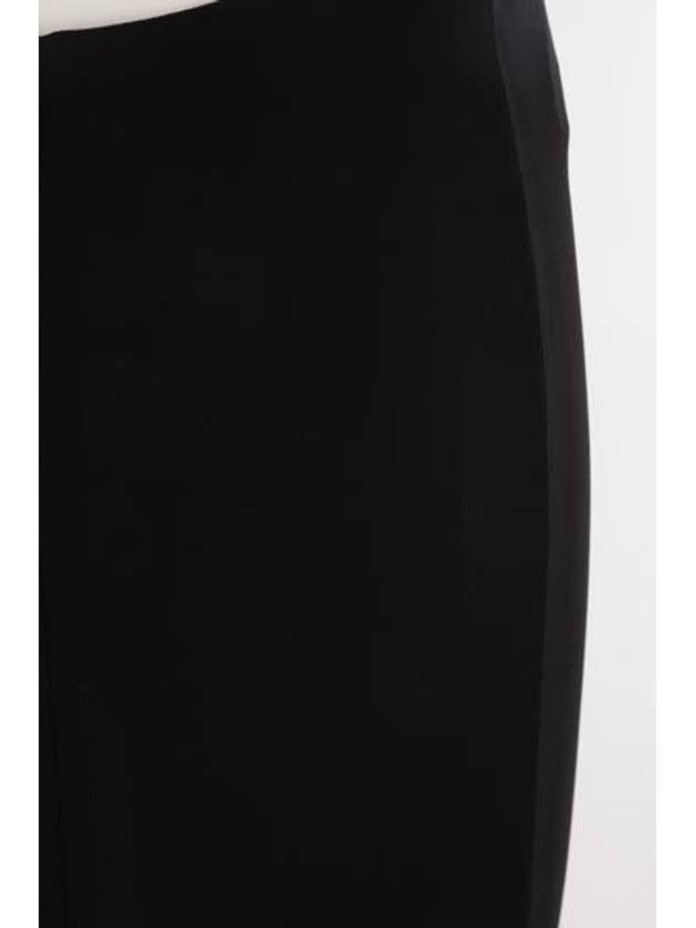 Saint Laurent Paris o1s1wg111024 Long Skirt In Crepe Jersey in Black Size 25" / US 0 / IT 36 - 4 Thumbnail