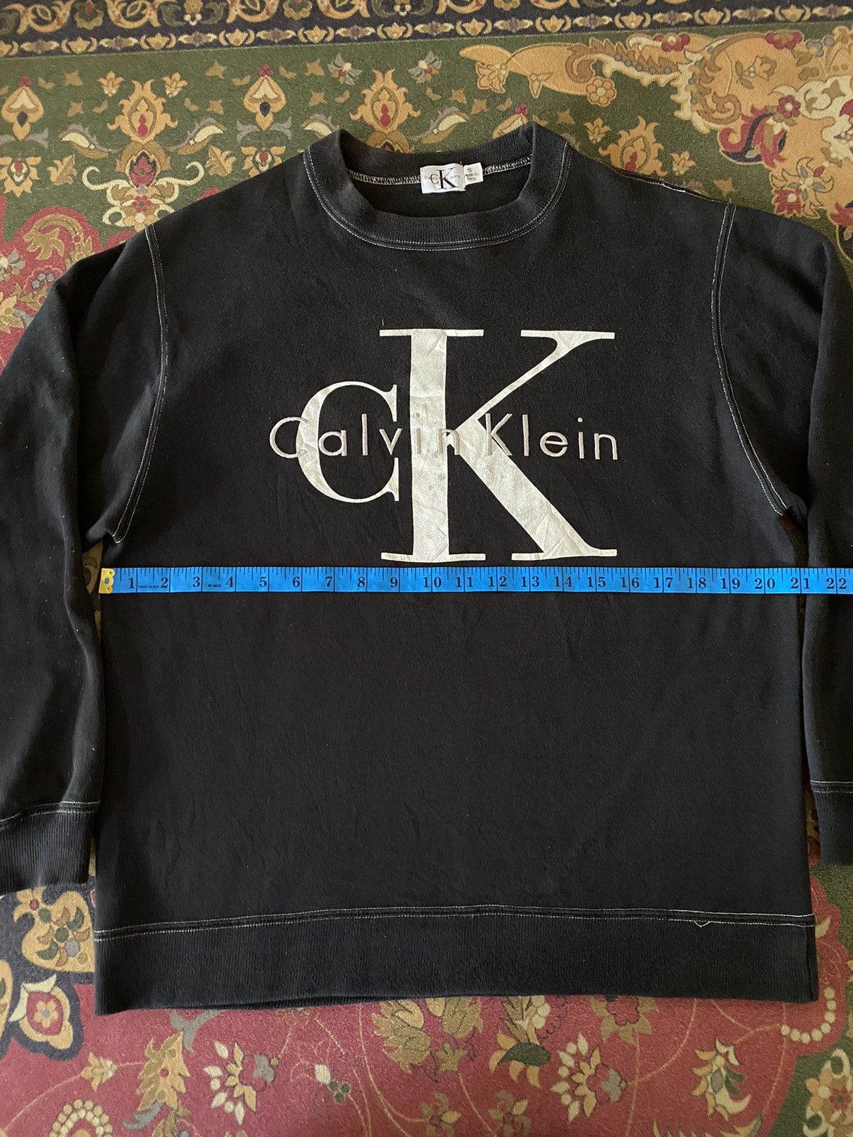 Calvin Klein Vintage Calvin Klein Big Logo Sweatshirt Size US M / EU 48-50 / 2 - 10 Thumbnail