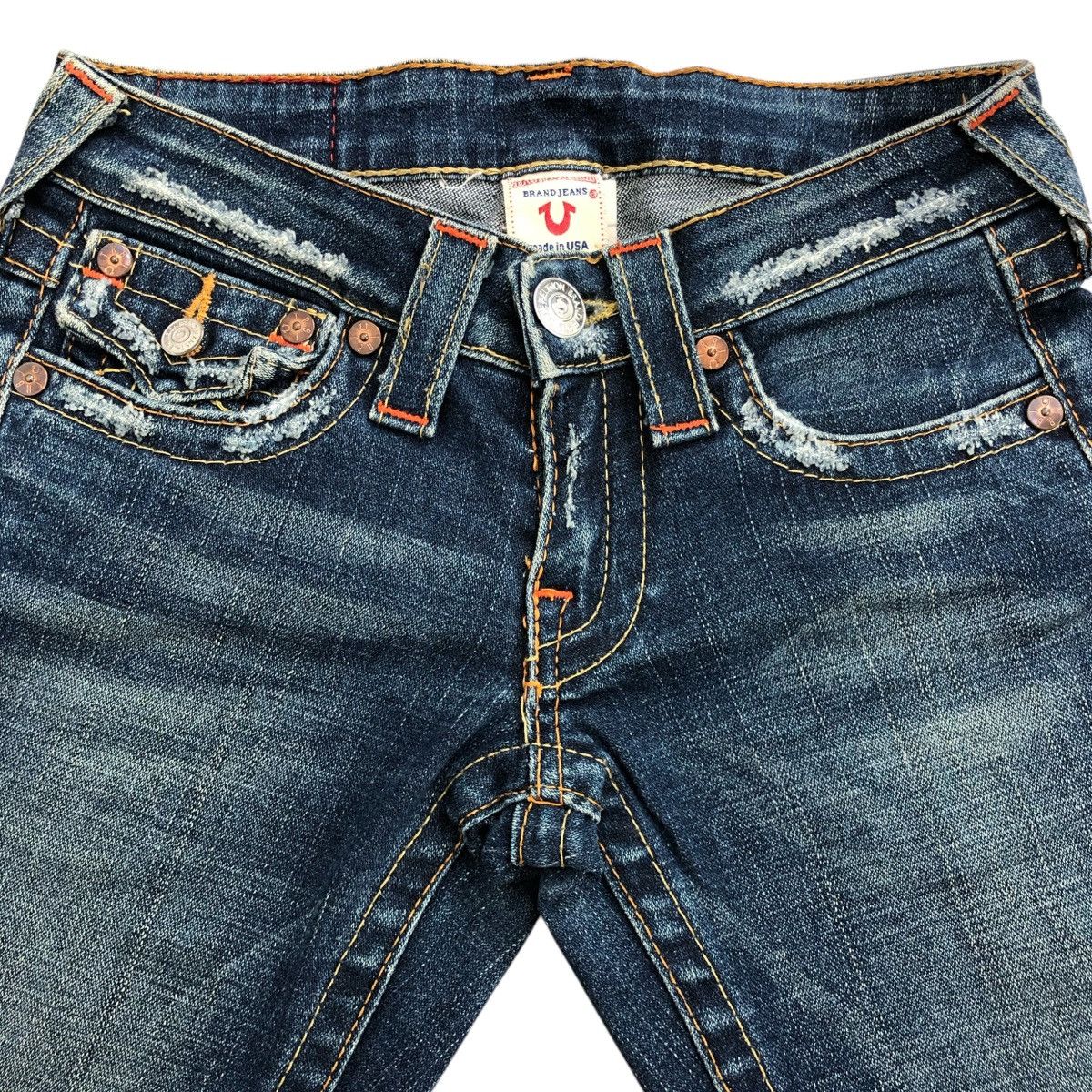 If Six Was Nine × Japanese Brand × True Religion Vintage True Relligion Distressed BootCut Flared Jeans LGB Size US 26 / EU 42 - 6 Thumbnail