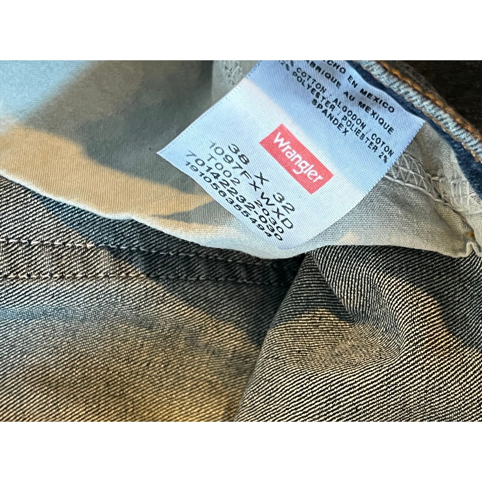 Wrangler Wrangler Classic Straight Leg Jeans Mens 38x32 Size US 38 / EU 54 - 3 Thumbnail