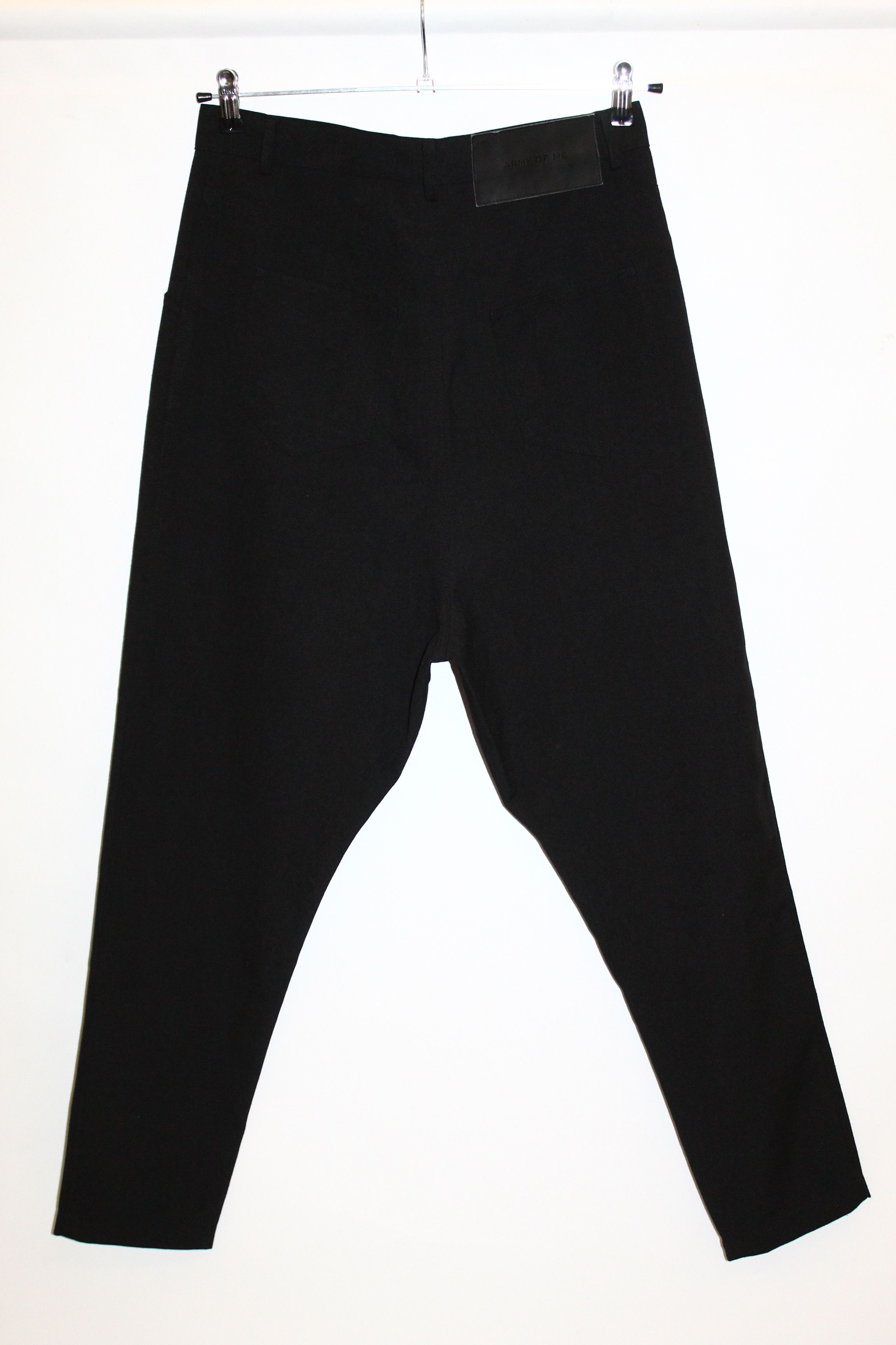 Army Of Me Army Of Me Drop Crotch Asymmetric Tapered Zipper Pants Size US 32 / EU 48 - 2 Thumbnail