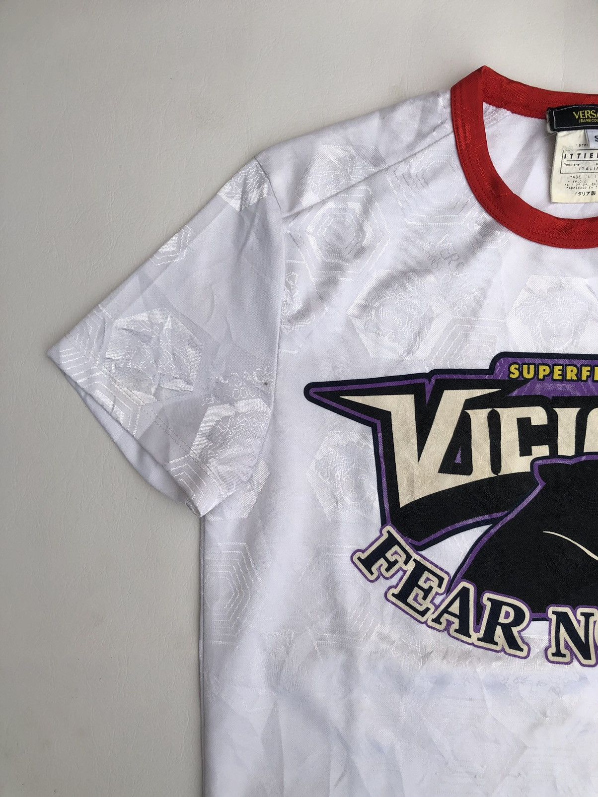 Versace Versace Vicious Fear No One Jersey Made In Italy Size US S / EU 44-46 / 1 - 3 Thumbnail