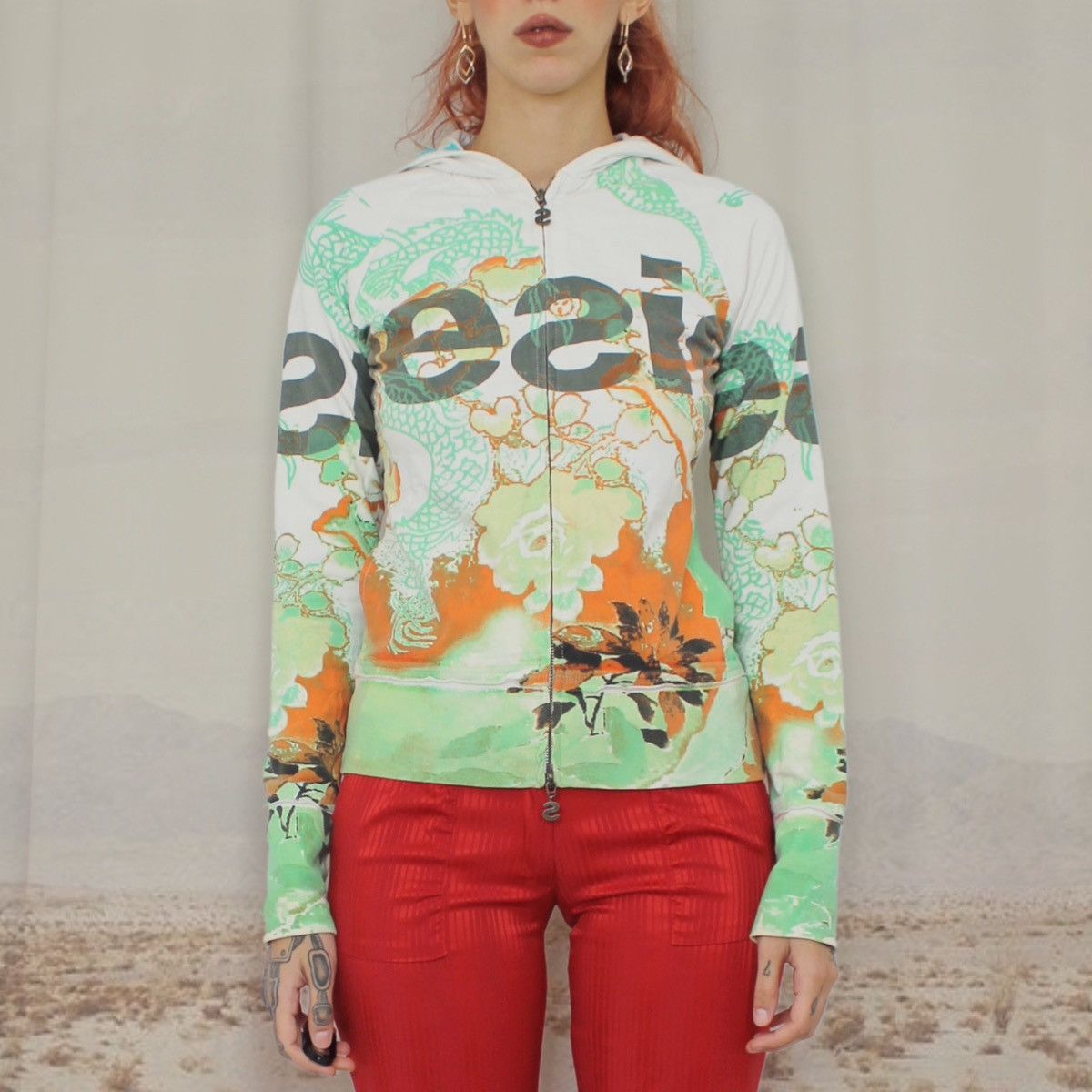 Desigual × Vintage 🐍SNAKE DESIGUAL SWEATSHIRT🐍 Size S / US 4 / IT 40 - 1 Thumbnail