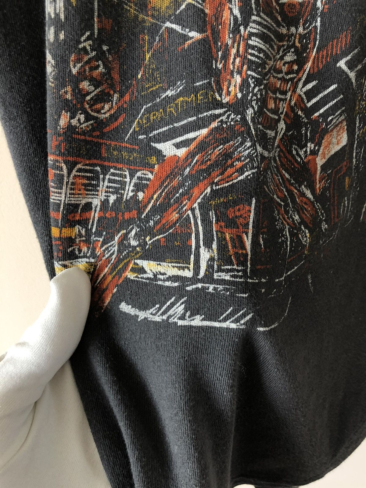 Iron Maiden × Vintage Vintage 80s Iron Maiden deconstructive rare shirt tee Size US S / EU 44-46 / 1 - 8 Thumbnail