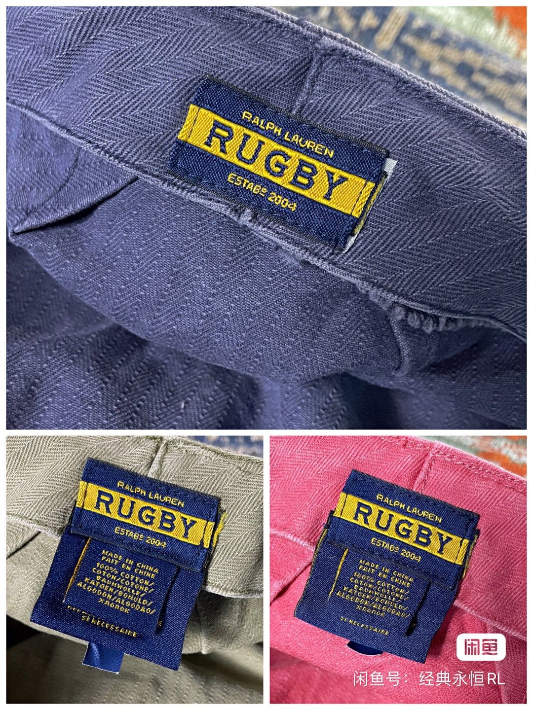 Ralph Lauren × Rugby Ralph Lauren Ralph Lauren rugby Rare Soft peak Baseball Hat Cap Size ONE SIZE - 6 Thumbnail