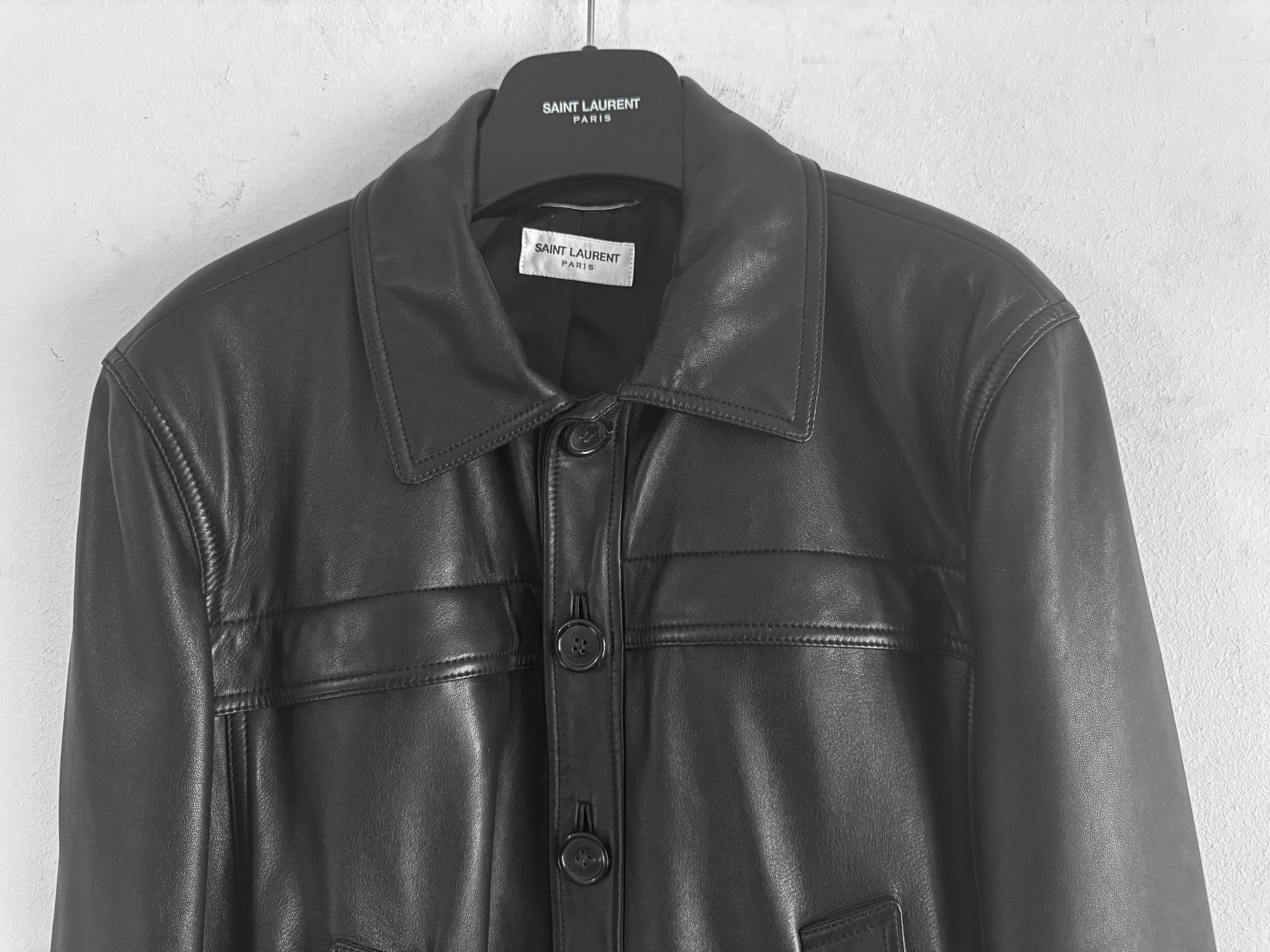 Saint Laurent Paris Saint Laurent Leather Jacket Size US L / EU 52-54 / 3 - 6 Thumbnail