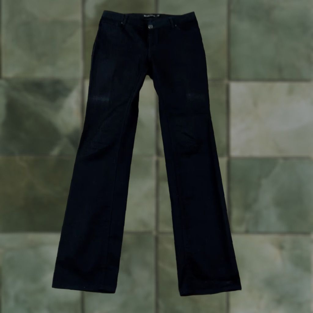Zara Womens Zara Jeans Size 6 Extra Large Blue Denim Bootcut Flared Rhinestones Pockets Size 32" / US 10 / IT 46 - 1 Thumbnail