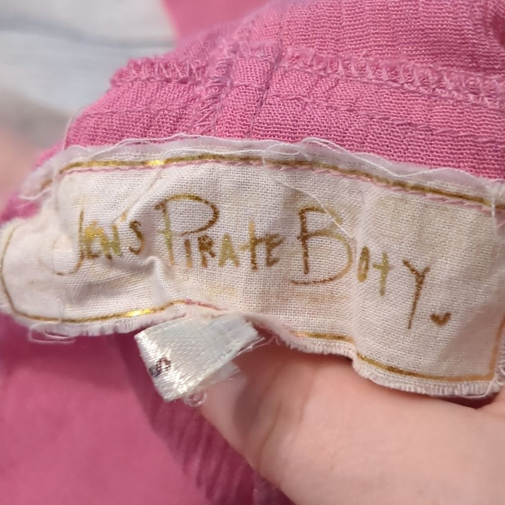 Other Jen's pirate booty pink jumpsuit size small Size 27" / US 4 / IT 40 - 4 Thumbnail