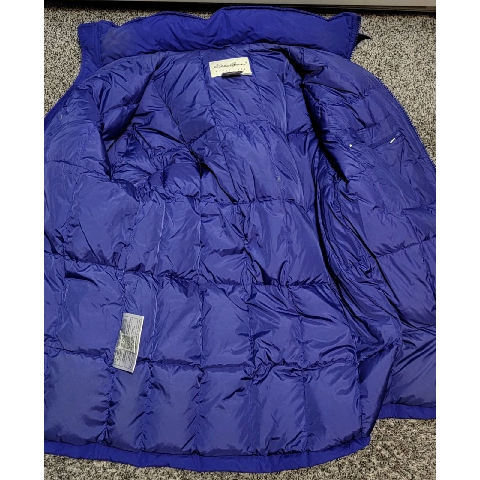 Eddie Bauer VINTAGE Eddie Bauer Women's M Parka Jacket Goose Down Insulated Snowline Purple Size M / US 6-8 / IT 42-44 - 3 Thumbnail