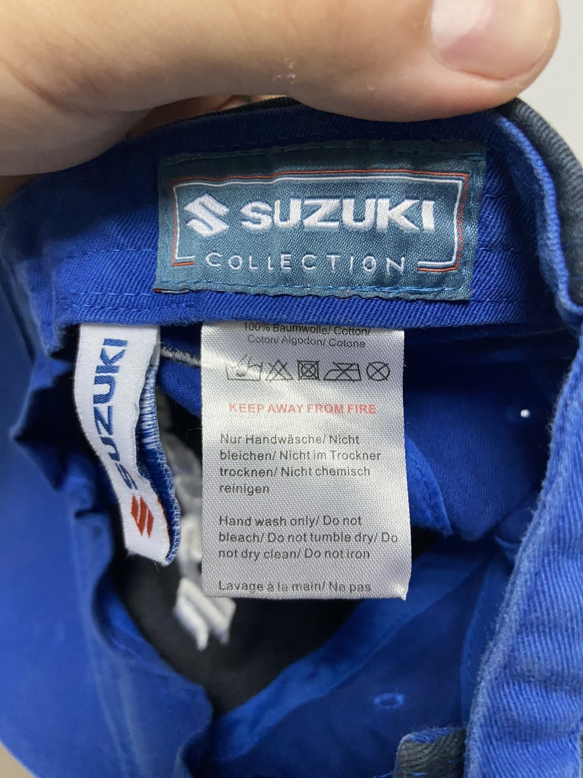 Vintage Suzuki Cap Hat Vintage Racing Big Logo Moto Size ONE SIZE - 7 Thumbnail