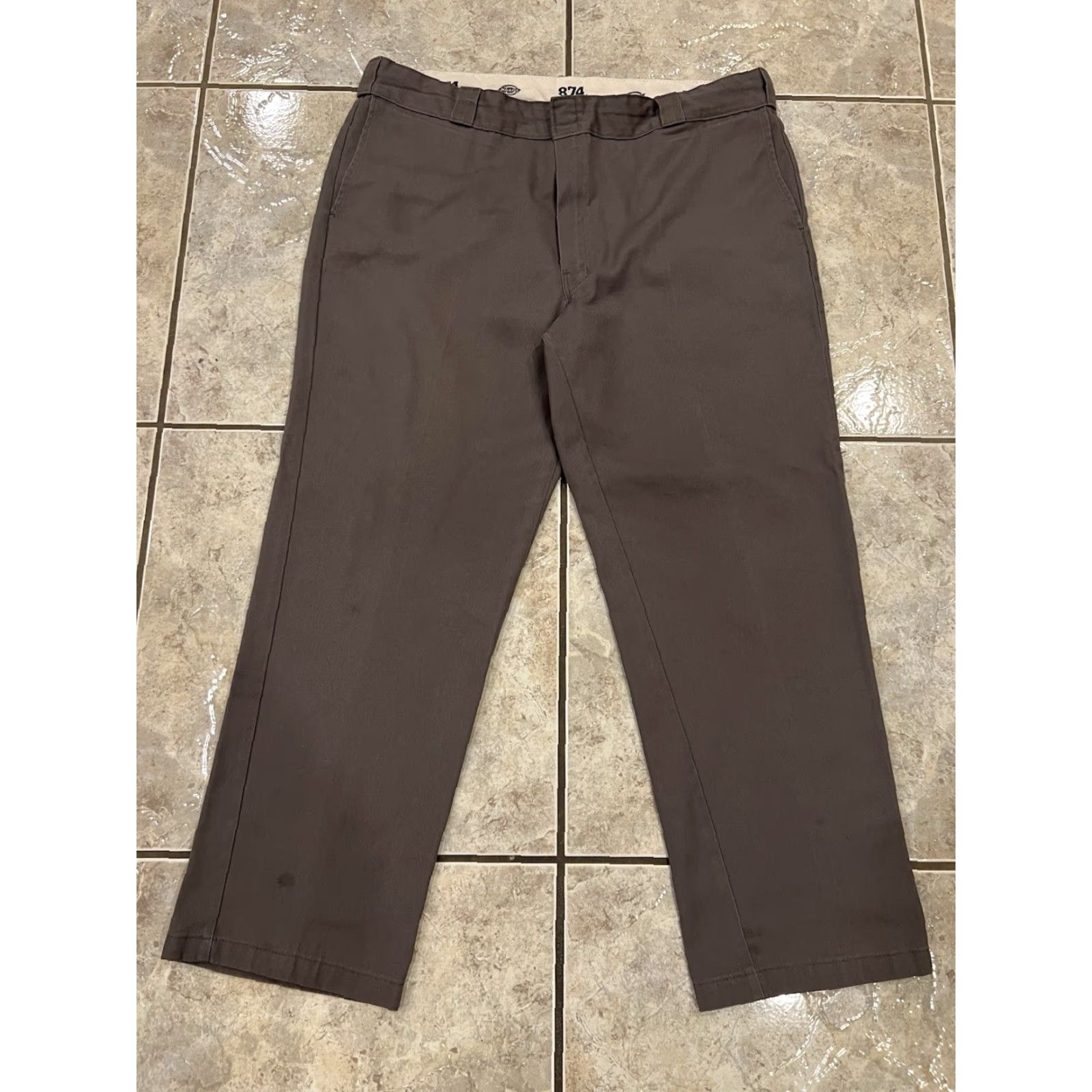 Dickies Dickies 874VG Original Fit Twill Uniform Work Pants Gray Mens 42X30 Straight Size US 42 / EU 58 - 6 Thumbnail