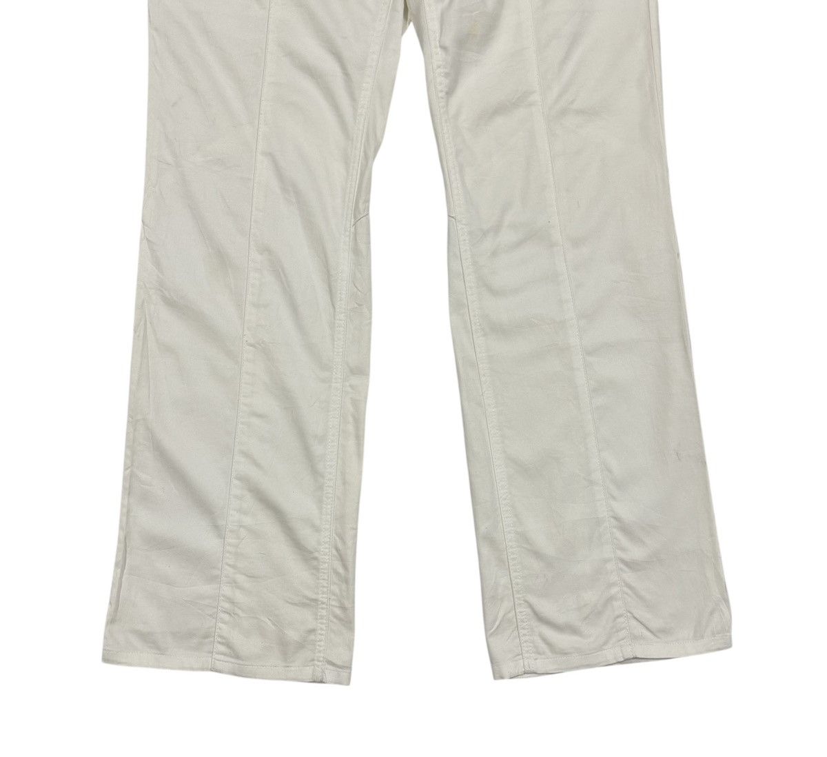 HIDEAWAYS Vtg🔥HIDEAWAYS Bell Bottom Wide White Pants Size US 33 - 4 Thumbnail