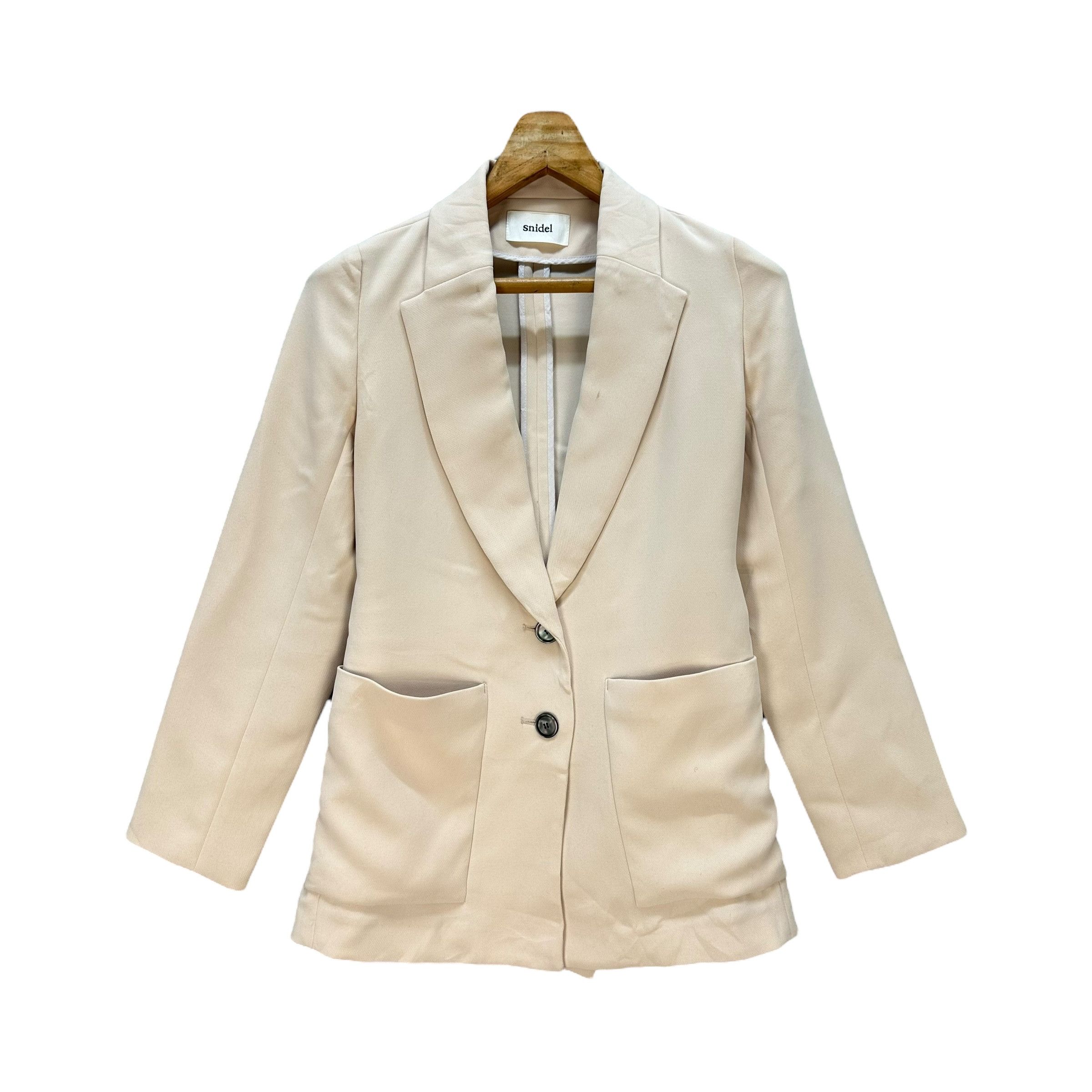 Japanese Brand SNIDEL Belted Suit Jacket Blazer #A68-1634 Size ONE SIZE - 1 Thumbnail