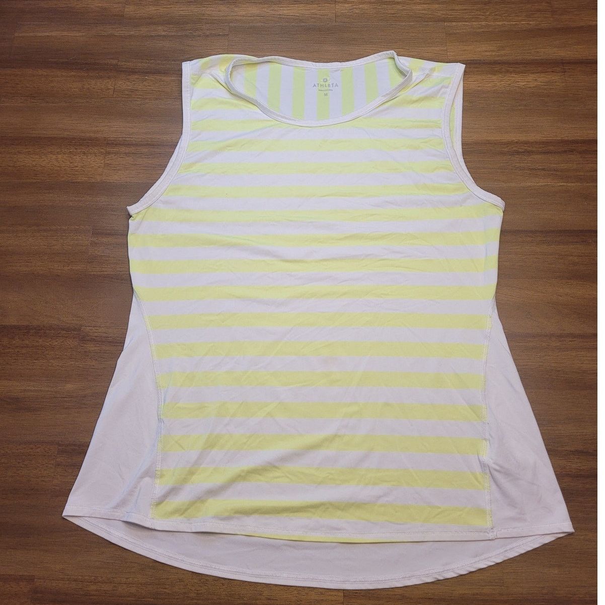 Athleta Athleta Women's Medium Ocean Stripe Chi Muscle Tank Size M / US 6-8 / IT 42-44 - 1 Thumbnail