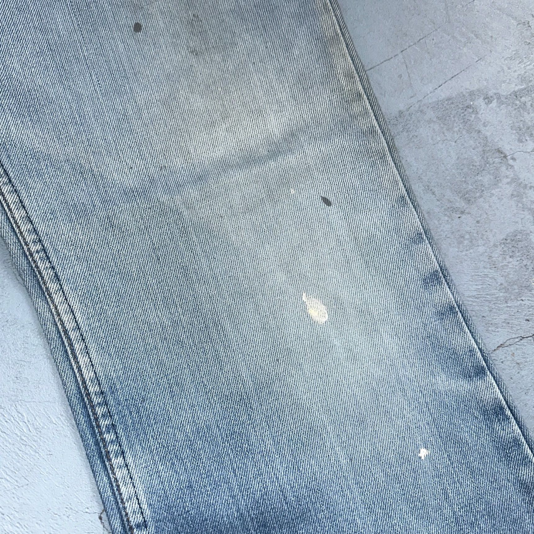 Levi's VINTAGE Levi's 517 Jeans Bootcut Classic 36x30 Denim USA Blue Men Leather Brand/100% Cotton Mid Rise Adults 80s Mens US Flag Theme Size US 36 / EU 52 - 6 Thumbnail
