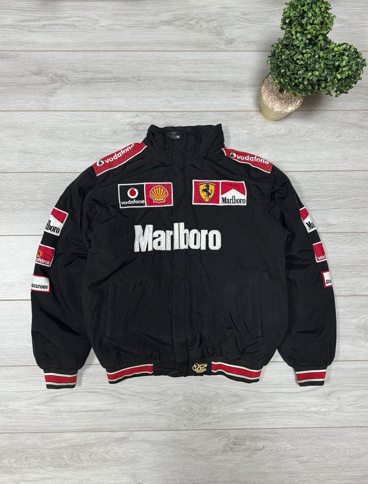 Marlboro Ferrari Marlboro Chase shell Vodafone vintage racing bomber Size US L / EU 52-54 / 3 - 1 Thumbnail