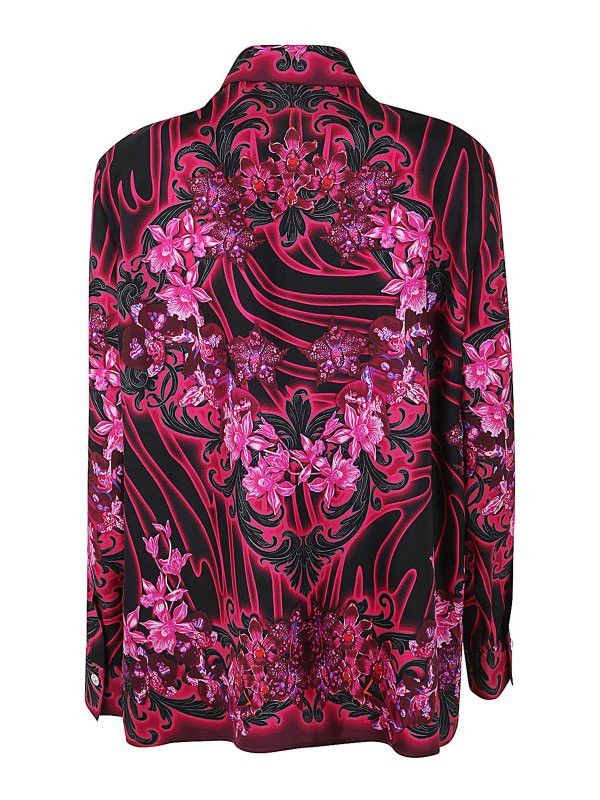 Versace o1y0226 Silk Shirt in Multicolor Size XS / US 0-2 / IT 36-38 - 2 Thumbnail