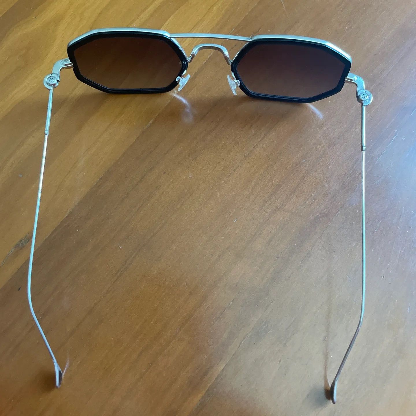Anne & Valentin Anne Et Valentin Titanium Samoa Aviator Sunglasses Size ONE SIZE - 3 Thumbnail