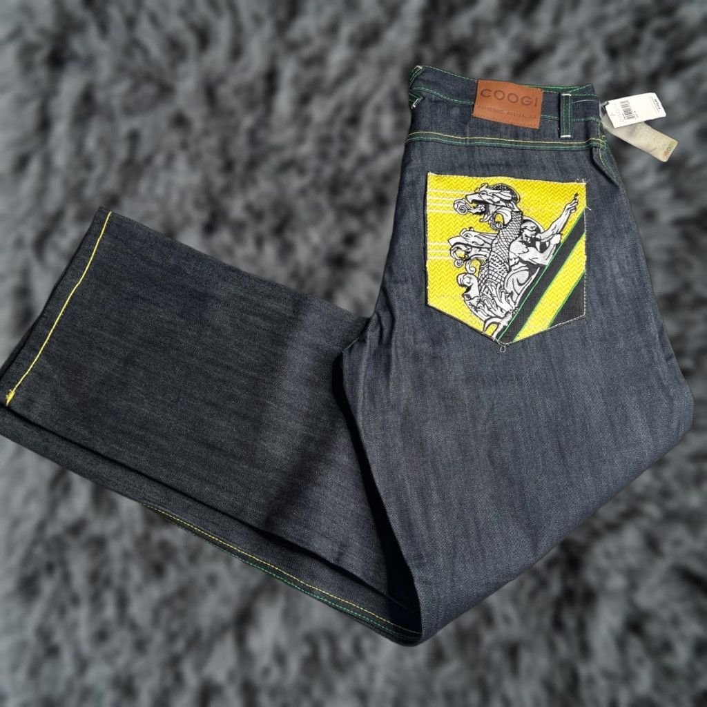 Coogi VINTAGE Coogi Jeans Men’s 36x34 Blue Denim Dragon Embroidered Pockets Authentic Australi Size US 36 / EU 52 - 1 Thumbnail