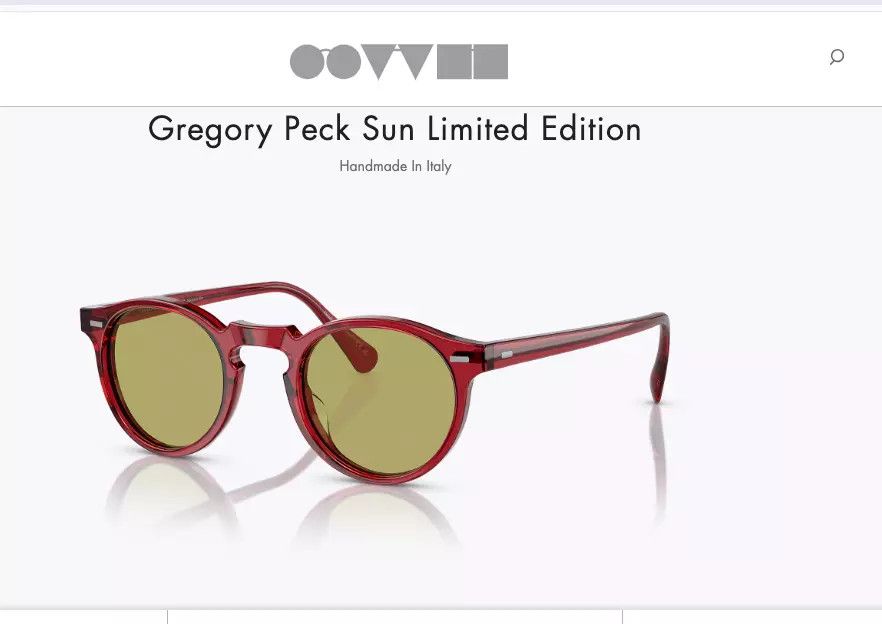 Oliver Peoples Gregory Peck 47mm Sun LimitedEdition Rust/Green PHOTOCRO Size ONE SIZE - 5 Thumbnail