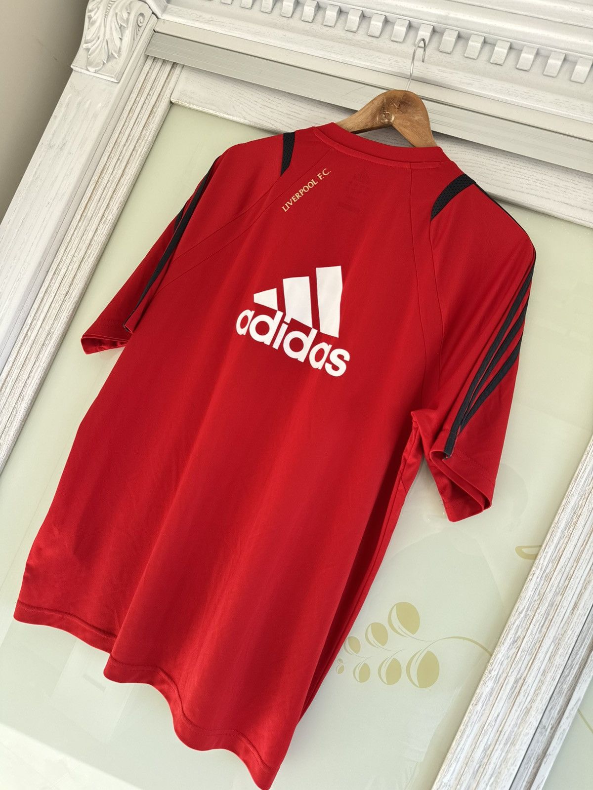Adidas Liverpool 2009-2010 Soccer Training Jersey Football Shirt Size US L / EU 52-54 / 3 - 8 Thumbnail