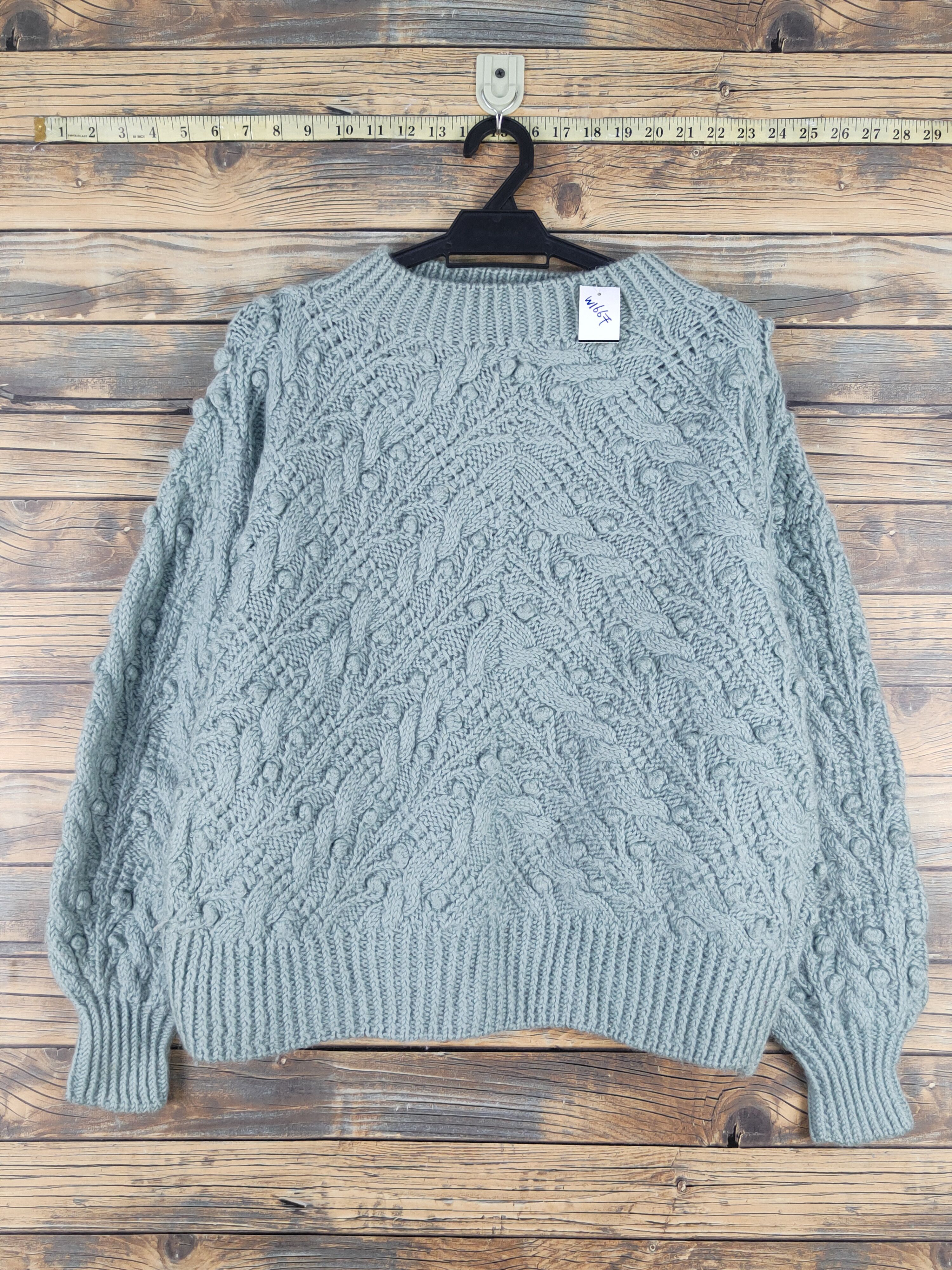 Homespun Knitwear × Japanese Brand × Vintage Japanese Brand Green Knitwear Sweatshirts #W1667 Size M / US 6-8 / IT 42-44 - 7 Thumbnail